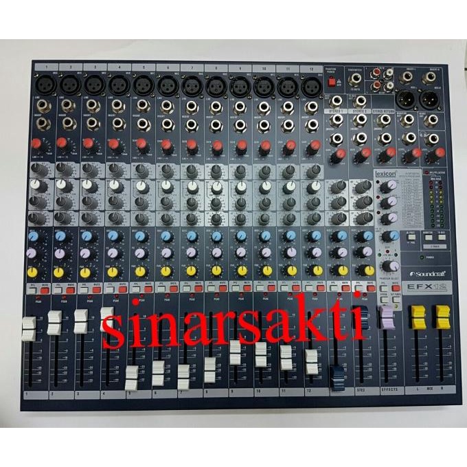 MIXER SOUNDCRAFT EFX 12 ( 12 Channel )