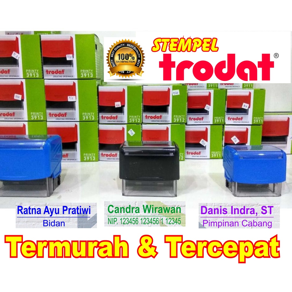 

PROMO cetak Stempel TRODAT MURAH (type economy)