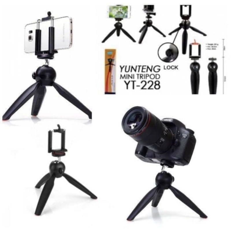 tripod mini yunteng, tripod mini, triopod gorila. gorila, Tripod Gorila Mini + Holder U - SIZE ;MEDIUM (M)- LARGE (L)