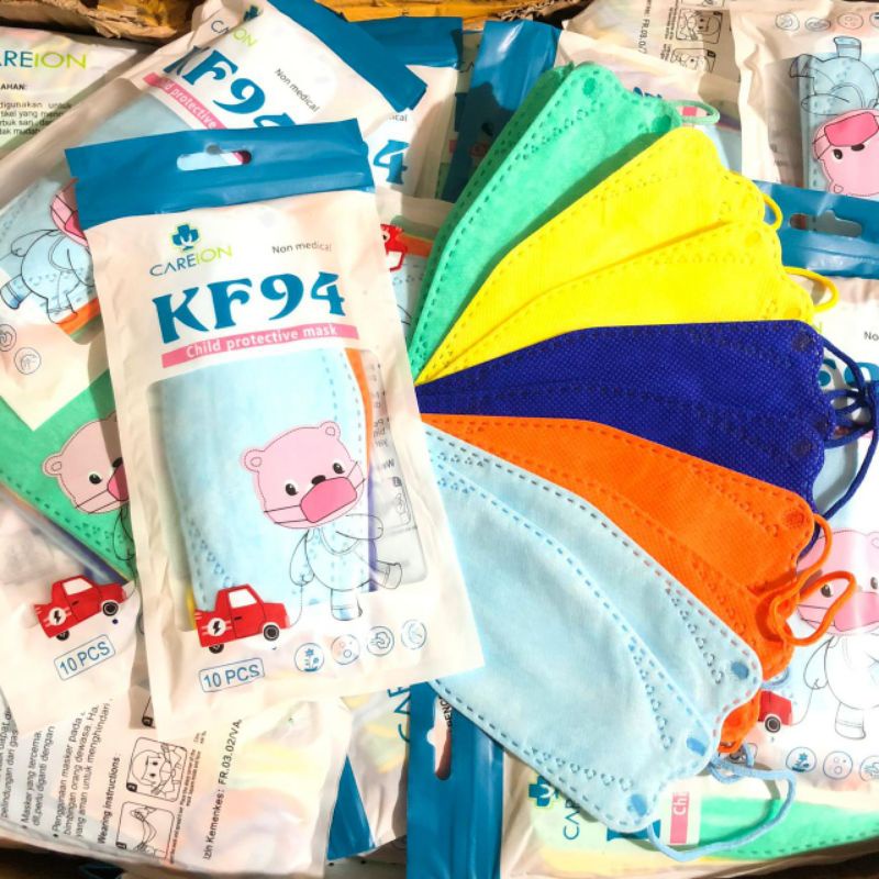 Masker anak Careion KF94 Mix warna