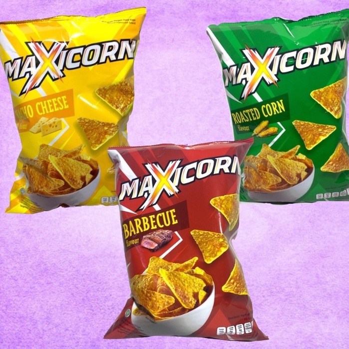 

MAXICORN Snack 150gr gram All Varian Rasa Barbeque / Roasted Corn / Nacho Cheese BBQ Jagung Bakar Keju Chiki Ciki Makanan Ringan Camilan Cemilan Kering Jajan Jajanan Anak Harian Instan Siap Saji Kemasan Food Makan Shoppa Corner Malang Jawa Timur