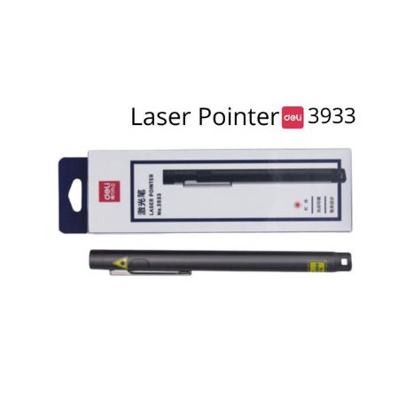 Laser Pointer Deli 3933 / Laser Pointer Merah Deli / Laser Merah /  Laser Presentasi Merah Deli