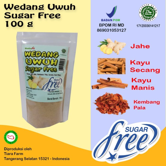 

Wedang Uwuh Sugar Free 100 g (Tanpa Gula) - Gogomix Tiara Farm (BERKUALITAS)
