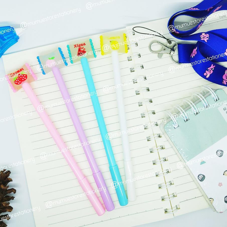 

NEW PULPEN BERKARAKTER CANDY GLOW IN THE DARK 12PCS/gel pen / gel pen karakter KFD11 ... ... ..