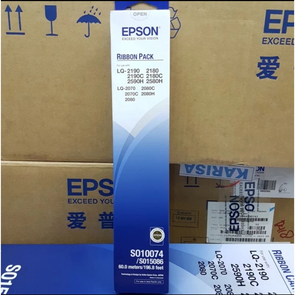 Cartridge Pita Ribbon LQ2190 EPSON Cartridge LQ2190 EPSON Rumah + Pita Original S015531 S015086 LQ2190 LQ2180 LQ2590H LQ2190 LQ2180 LQ 2190C S010074 S0150866