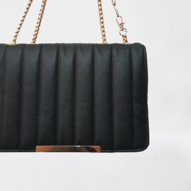 ◊ Tas Wanita Embose Tali Rantai Emas Ulir Tebal Enola Original ☞