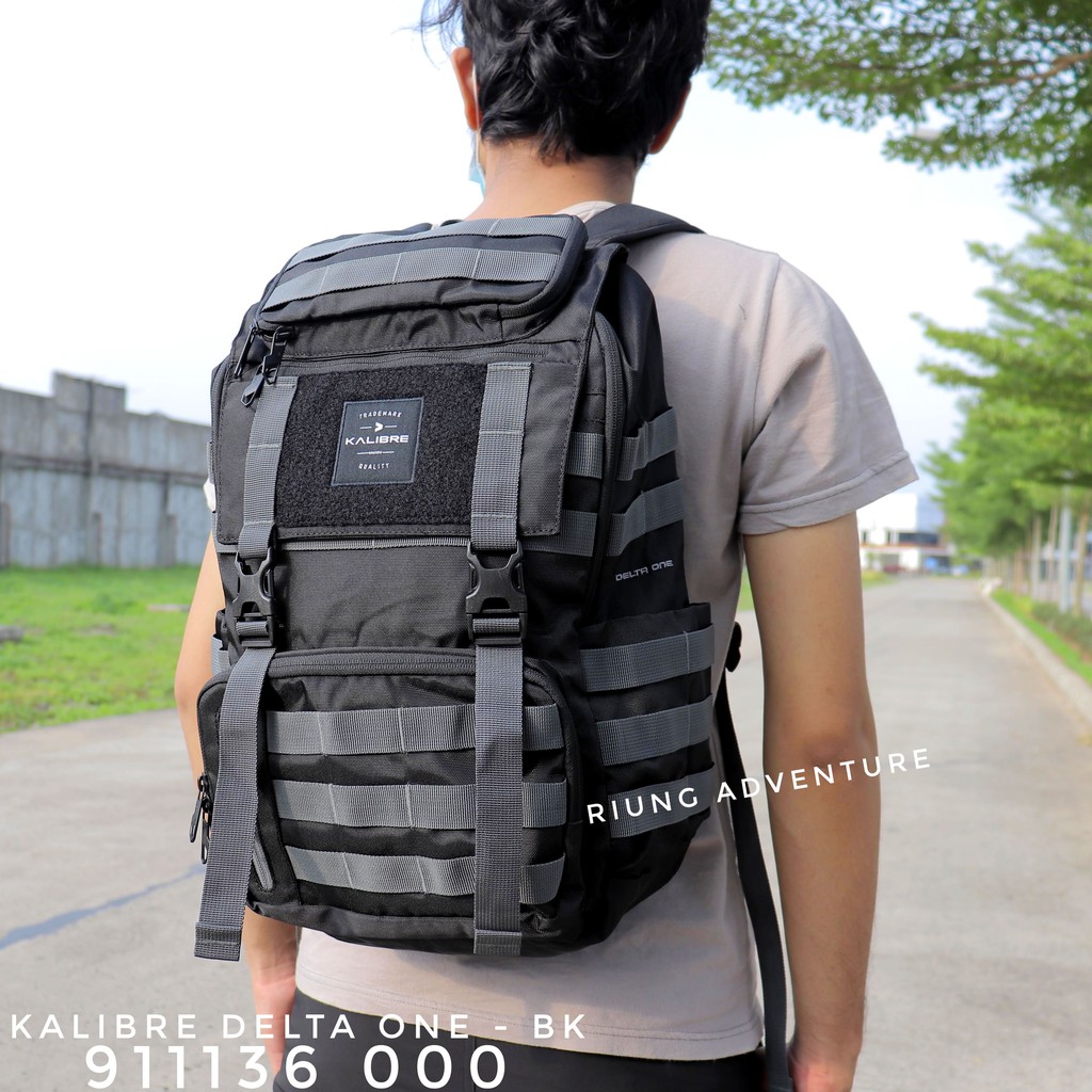Tas Ransel Laptop Backpack Tactical Pria Kalibre Delta One 911136 000 Original