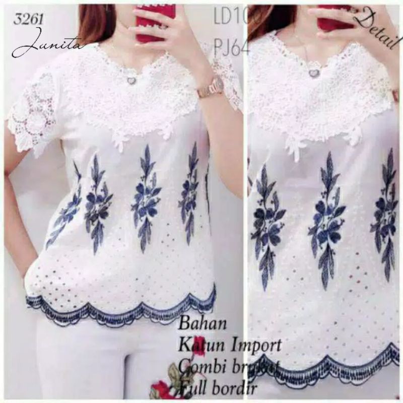 Blouse Brukat Import