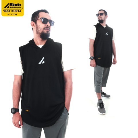 Vest Kurta RIADO Rompi Jersey Olahraga Jogging Running Pria Dewasa