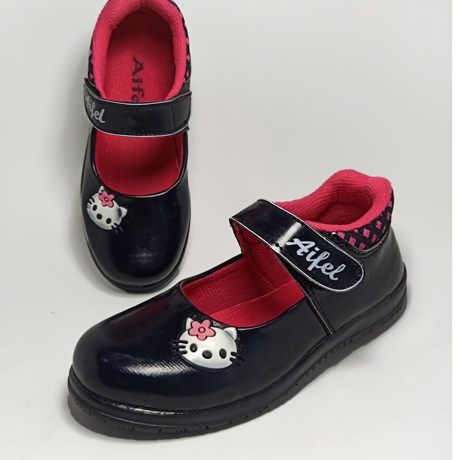 Terbaik.. Sepatu Pantofel Sekolah Flat Shoes Anak Perempuan Cewek Wanita Umur 4 5 6 7 8 9 10 Tahun T
