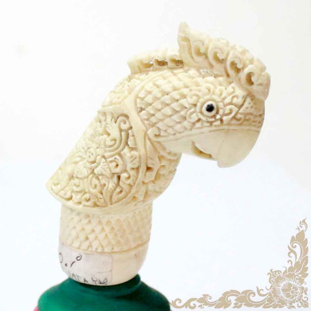 DEDER HANDLE KERIS Ukiran Tanduk Rusa Madura 12a YCP 132