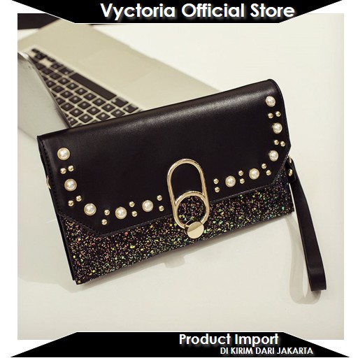 (COD) Vyctoria VOS00963 Tas Selempang Wanita Handbag Import Clutch Promo JT00963 00963