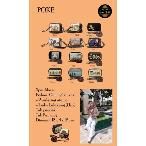 Marawa poke , tas etnik murah