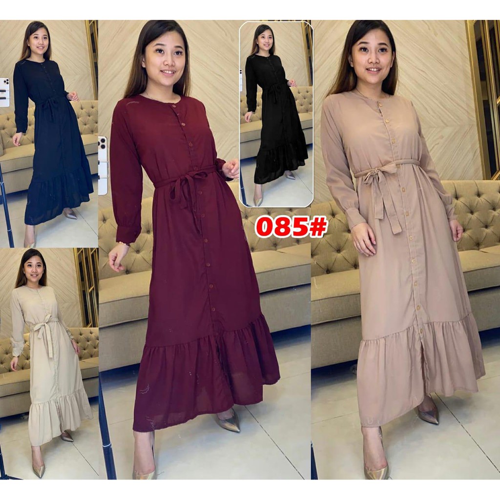 085# Maxi moscrape// fashion moscrape// fashion wanita// style maxi moscrape