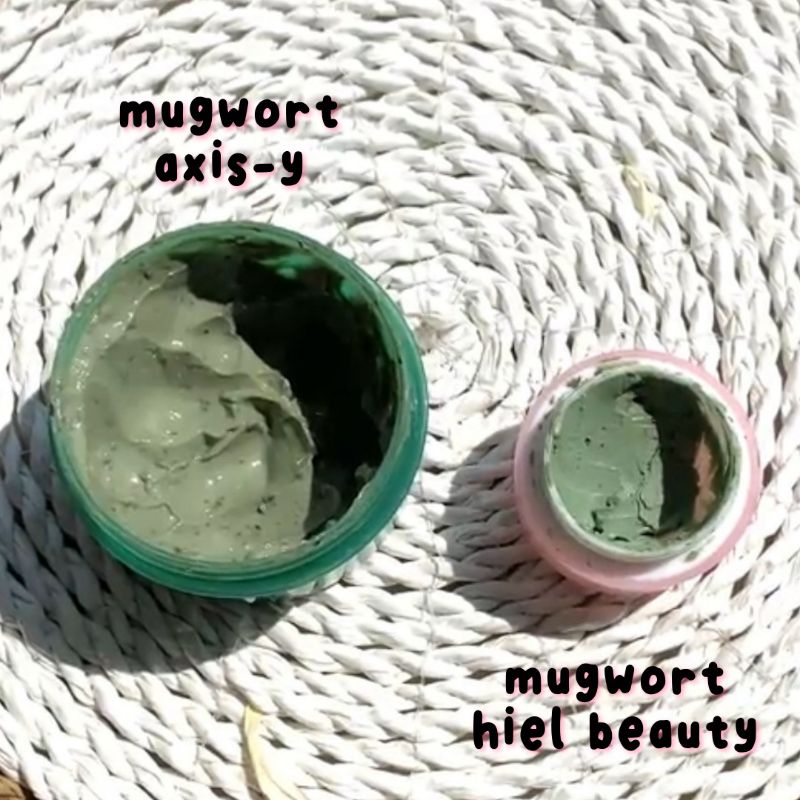 MUGWORT CLAY MASK BY HIEL BEAUTY MASKER MUGWORT CLAY HIEL BEAUTY CLAY MASK MUGWORT MASKER ORGANIK