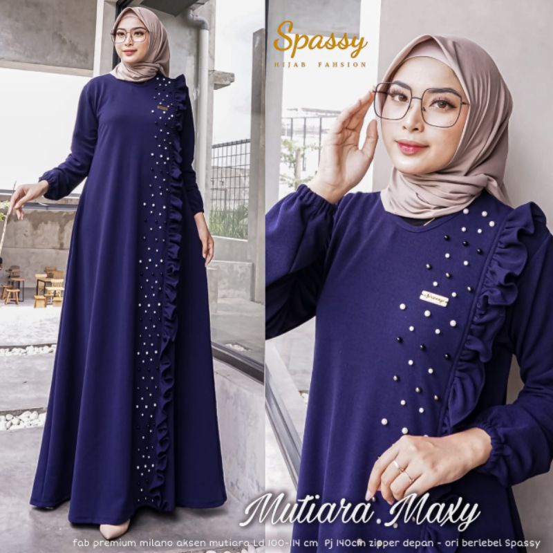 MUTIARA MAXY BY SPASSY/GAMIS SYARI SPASSY