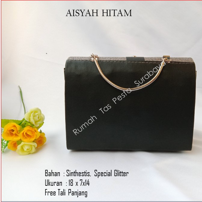 Tas Cantik,Tas Elegant,Tas Lucu,AISYAH HITAM