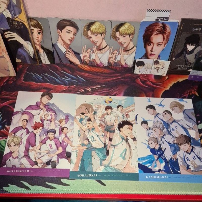 Postcard haikyuu official / Postcard jjk (jujutsukaisen) official