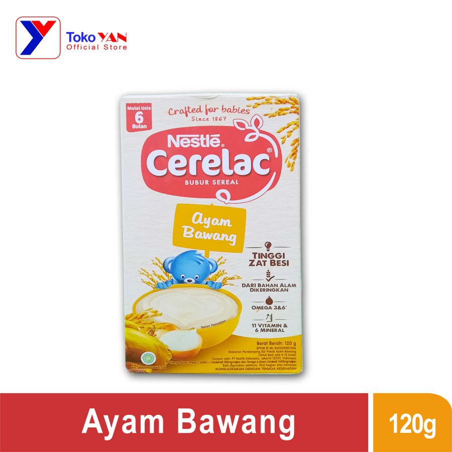 

CERELAC Harga Ekonomis Ayam Bawang 120g
