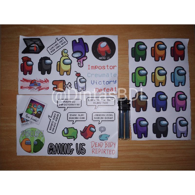 

stiker amongUS murah