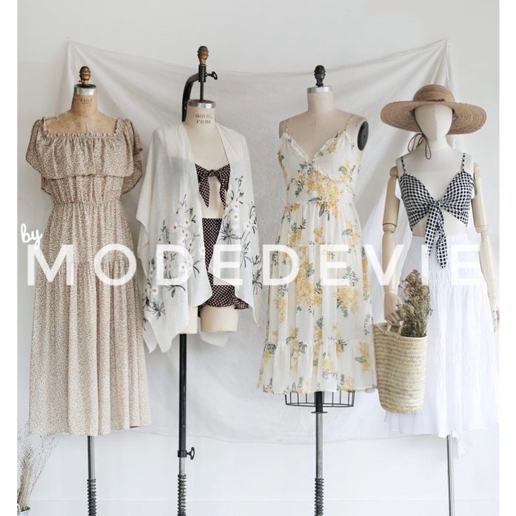 Dress Korean Vintage Premium Edisi 2 | Dress Bohemian | Dress Sabrina-1