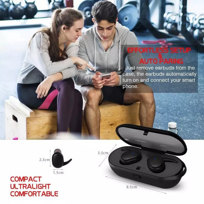 TWS In Ear Earphone Bluetooth Sport Music