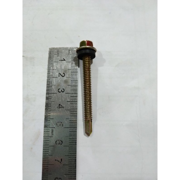Baut roofing panjang 5cm/baut baja ringan