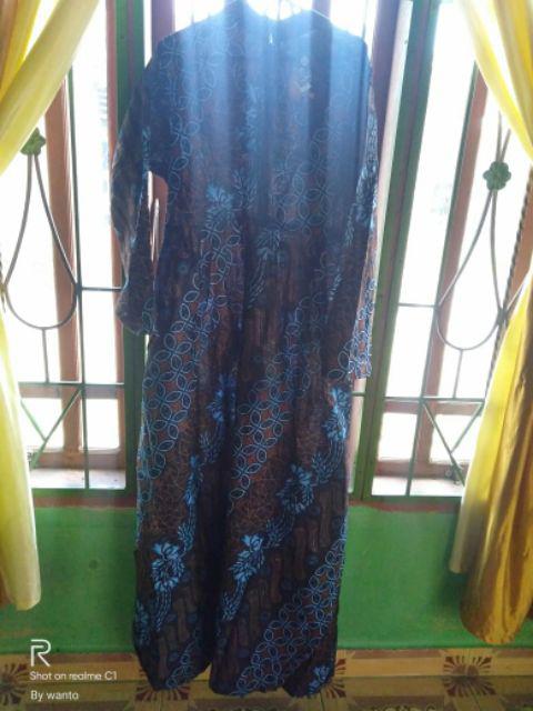 Couple Batik Gamis Size M L Xl Xxl 3l 4l 5l Vad09
