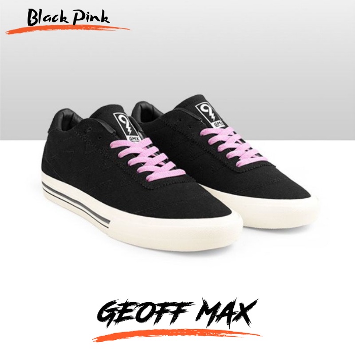 Geoff Max 9th Anniversarry - Sepatu Maverick Black Low Original Limited Edition Spesial Termurah Sne
