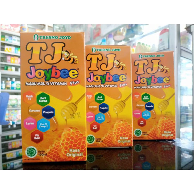 MADU TJ JOYBEE JOY BEE ALL VARIAN (Strawberry, Madu dan Jeruk)