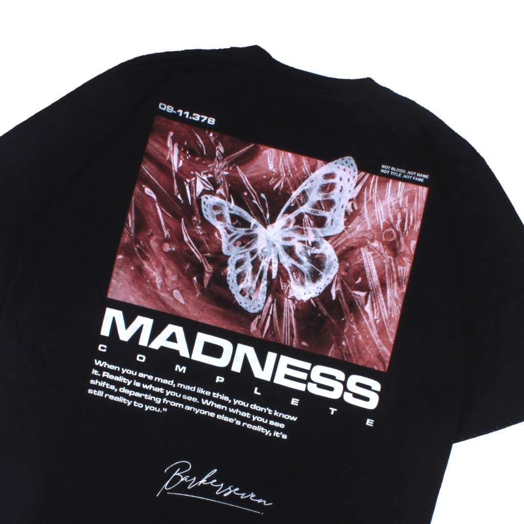 KAOS TSHIRT Barker seven MADNESS T Shirt pria Kaos Pria Kaos Distro Kaos keren Oblong