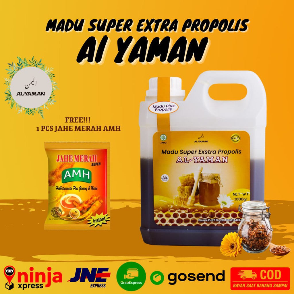 Madu Super Ekstra Propolis Al-yaman 1kg membantu menjaga daya tahan tubuh