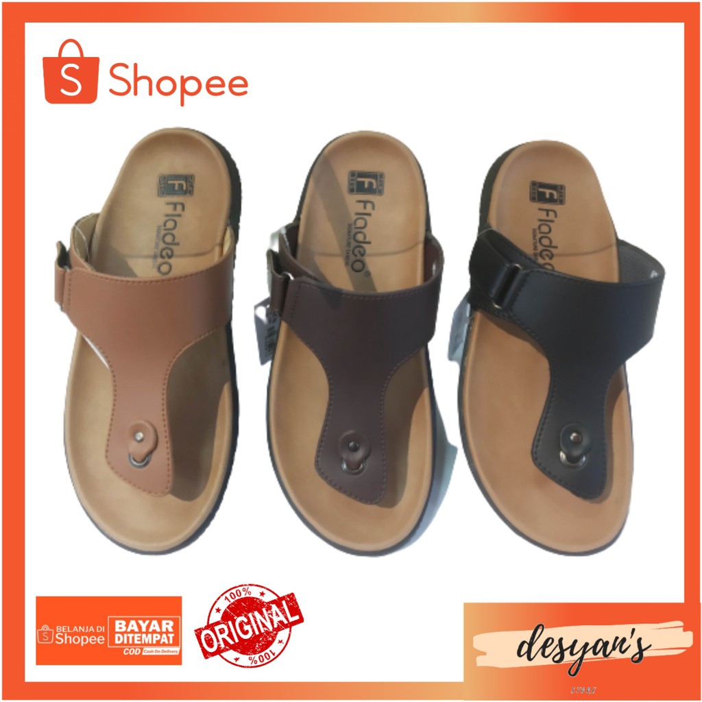 Sandal pria merek FLADEO