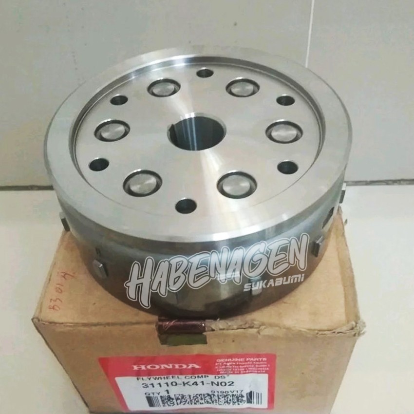 flywheel comp magnit magnet mahnet honda supra x 125 new fi injeksi 2014 ori original AHM HGP