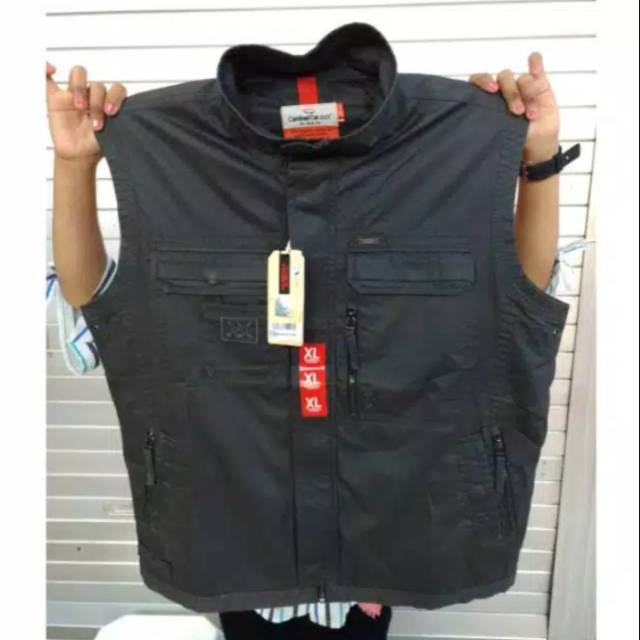 Rompi Casual Cotton Pria Grey EARAR42 Cardinal Original Mens Vest