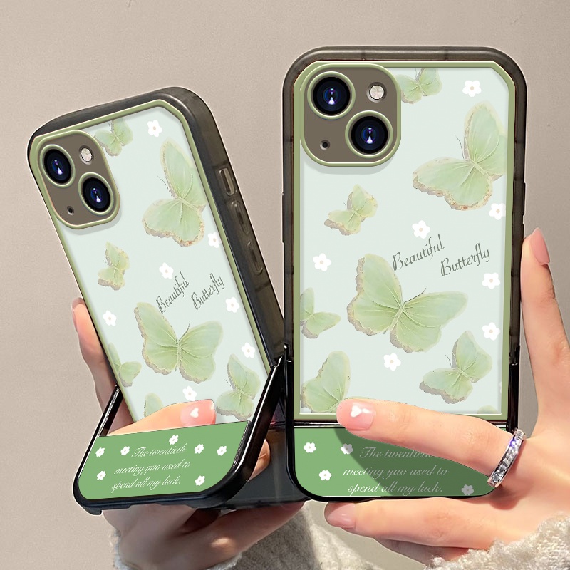 Butterfly Soft Case TPU Transparan Motif Kupu-Kupu Untuk iPhone 12 13 Se 2020 6 6S 7 8 Plus X XS XR 11 Pro Max