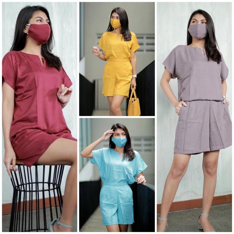 Setelan Wanita Katun Rayon IlJ