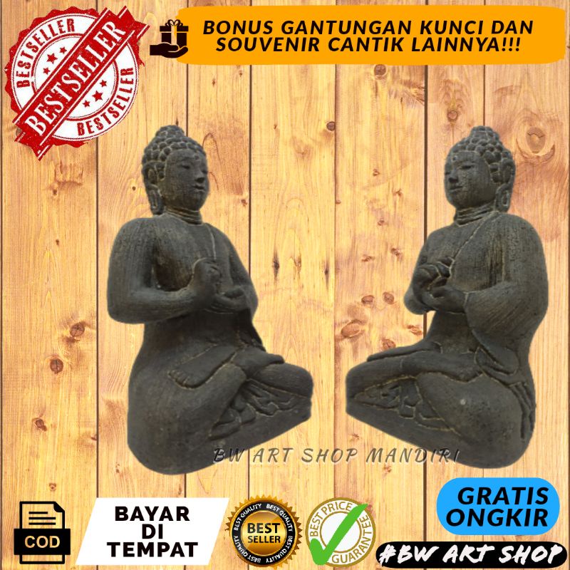 (BISA BAYAR DITEMPAT ATAU COD) PATUNG BUDHA BATU | PATUNG AQUARIUM | DEKORASI AQUASCAPE | HIASAN AKU