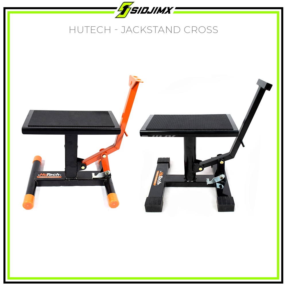 Jackstand Jack Stand Cross HUTECH KLX 150 L Bigfoot Dtracker CRF 150L WR 155 Universal Trail Hitam