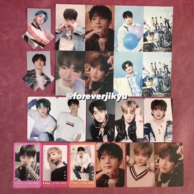 [PC BENEFIT] TREASURE OFFICIAL PHOTOCARD YGSELECT KTOWN4U READY CH2 CH3 FA YGS HYUNSUK JIHOON JUNKYU