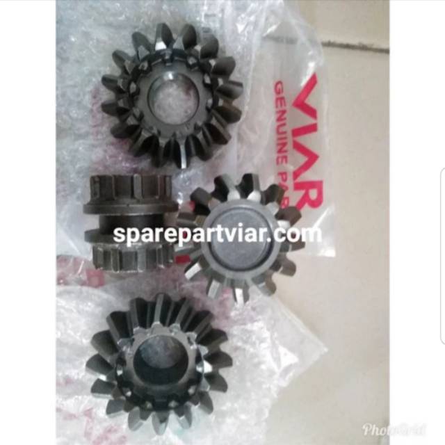 Gear Set Gearbox maju mundur viar karya roda tiga 150 200cc