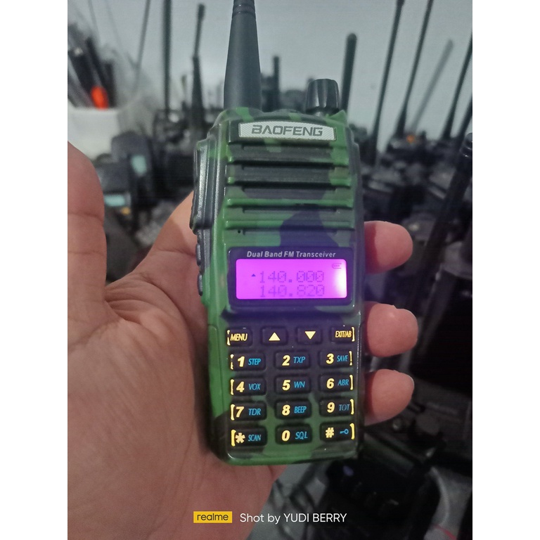 Ht Baofeng Uv82 Doreng Loreng Baofeng Uv 82 Bekas Normal Baterai awet