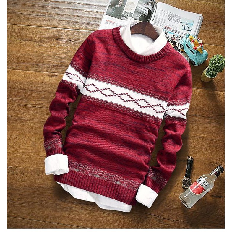 SWEATER PRIA SWEATER RAJUT WILDAN TRIBAL