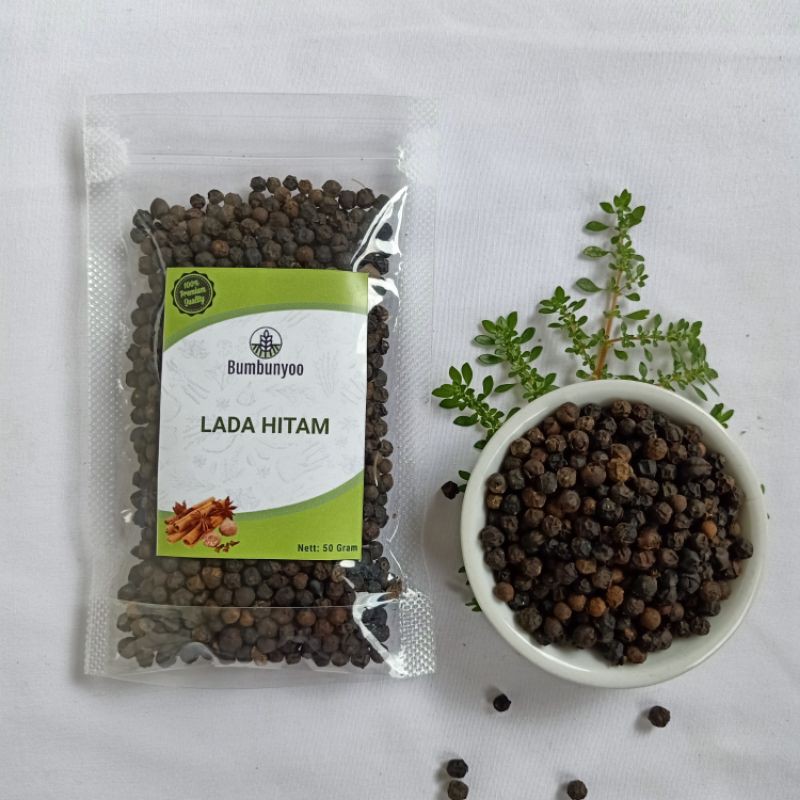 

Lada Hitam / Black Pepper | 50 Gram | Rempah & Bumbu Masak