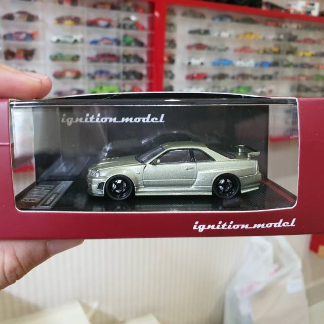 Diecast ignition model IG nissan GTR R34 Z tune green