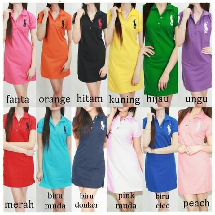 Dress Polo Big Size Xxl