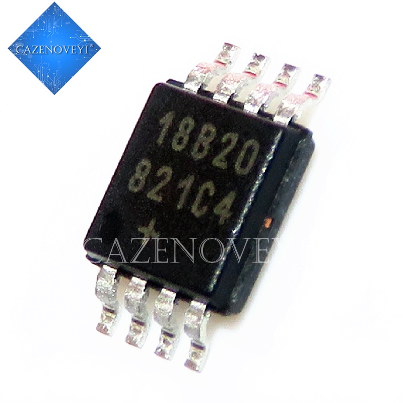 5pcs Ic Ds18B20U + T &amp; R Ds18B20U + T Ds18B20U + T Ds18B20U Msop-8