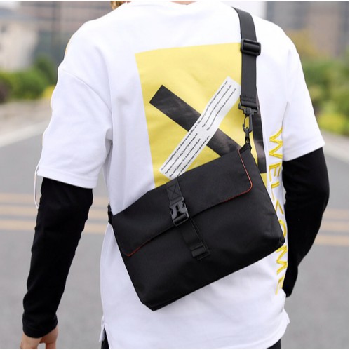 Tas Selempang Pria Oxford Canvas New Men’s Slingbag E&S 1019