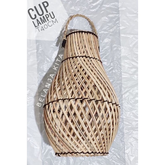CUP LAMPU / HIASAN LAMPU ANYAMAN
