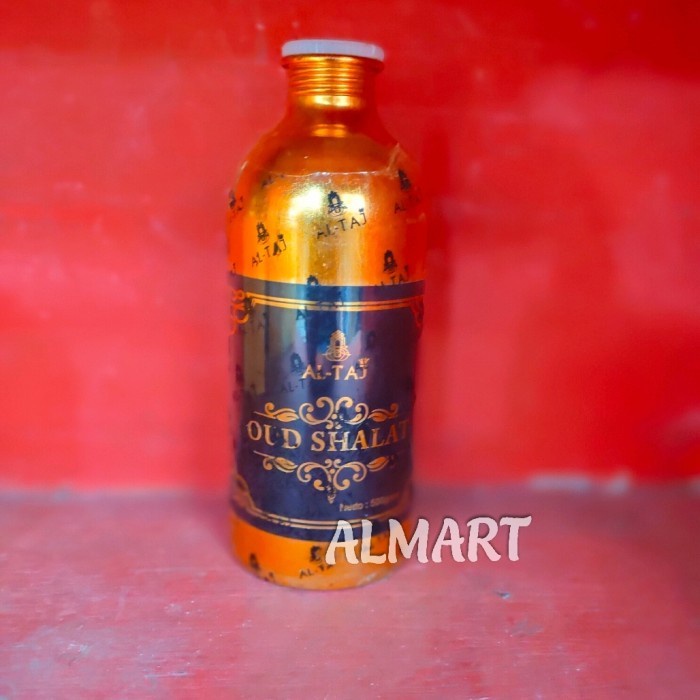 oud shalat bibit biang parfum altaj al taj makkah 500ml segel